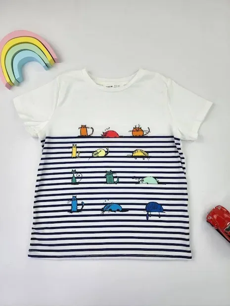 Camiseta para niño multicolor