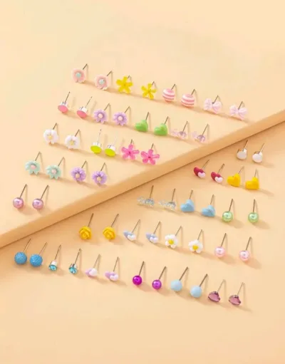 Set de 30 pares de aretes