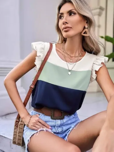 Blusa para dama multicolor