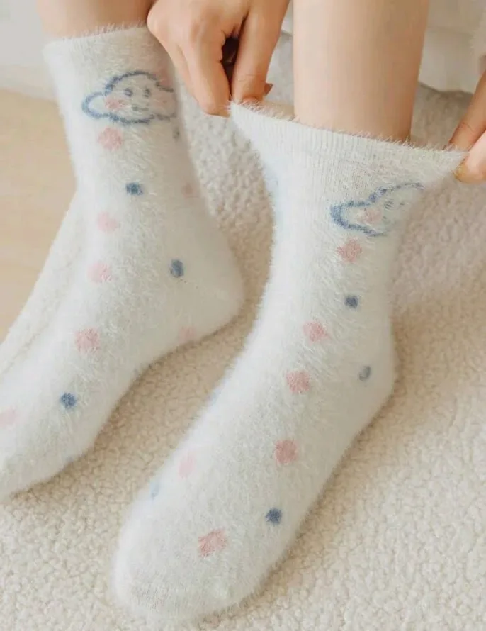 Medias para dama con diseño de nube