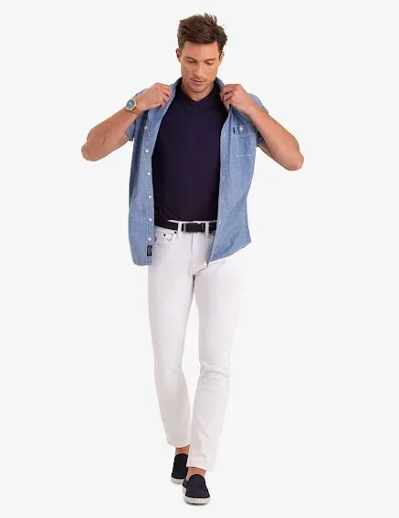 Camisa US Polo ASSN para caballero color azul