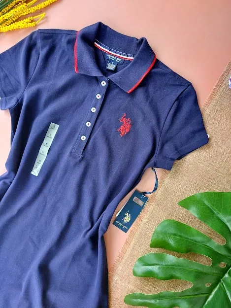 Vestido U.S Polo para dama color azul oscuro