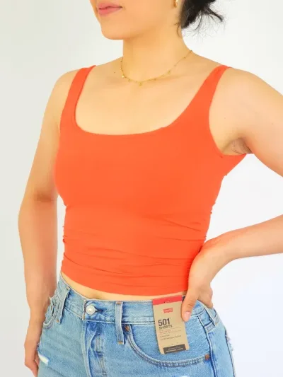 Blusa BACCI para dama color naranja