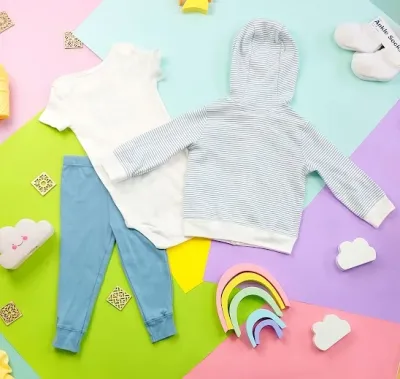 Conjunto Carter´s para niño color azul y blanco
