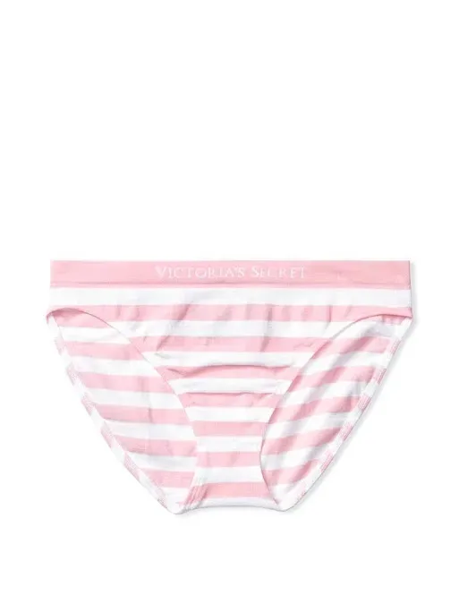 Braga Victoria's Secret para dama a rayas color rosa y blanco