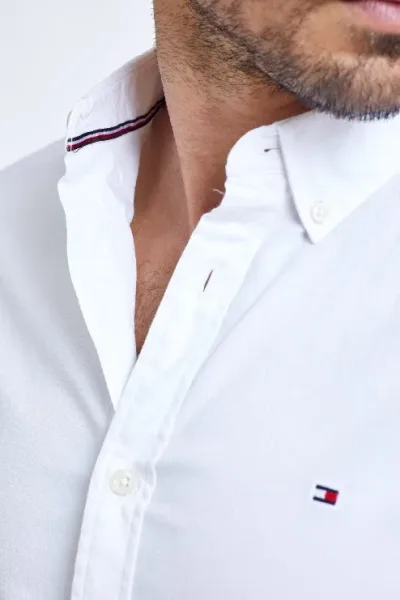 Camisa Tommy Hilfiger para caballero color blanco
