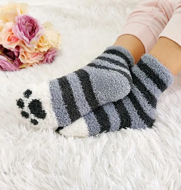 Par de medias para dama diseño de gato multicolor
