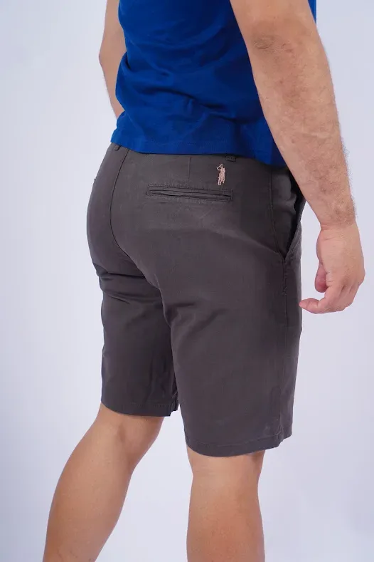 Short Cambridge Polo Club para caballero color gris oscuro