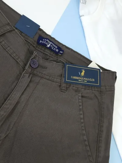 Short Cambridge Polo Club para caballero color gris oscuro