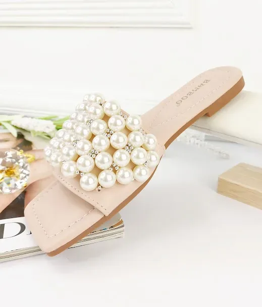 Sandalias para dama color nude