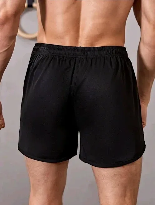 Short deportivo para caballero color negro