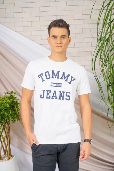 Camiseta Tommy Hilfiger para caballero color blanco
