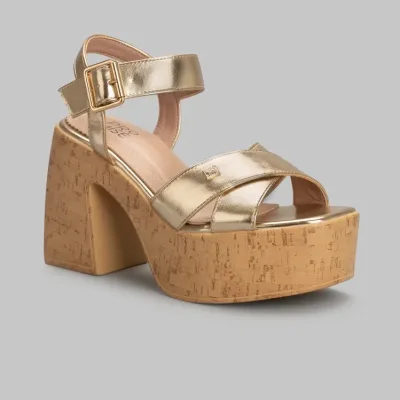 Sandalias Promise Onda Gold para dama