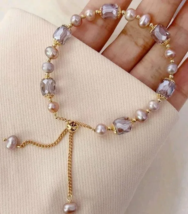 Pulsera de piedras para dama multicolor