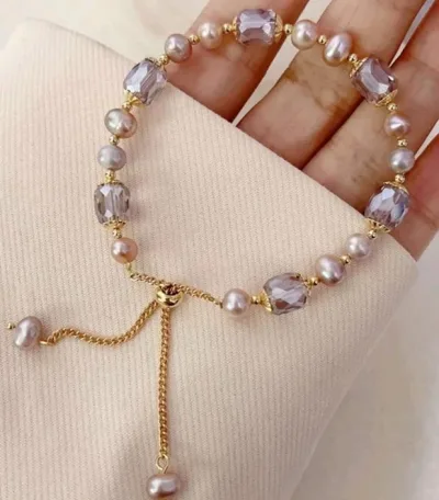 Pulsera de piedras para dama multicolor