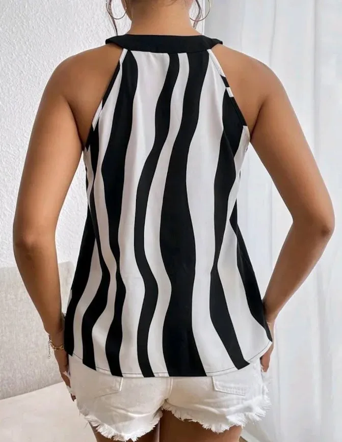 Blusa para dama diseño a rayas
