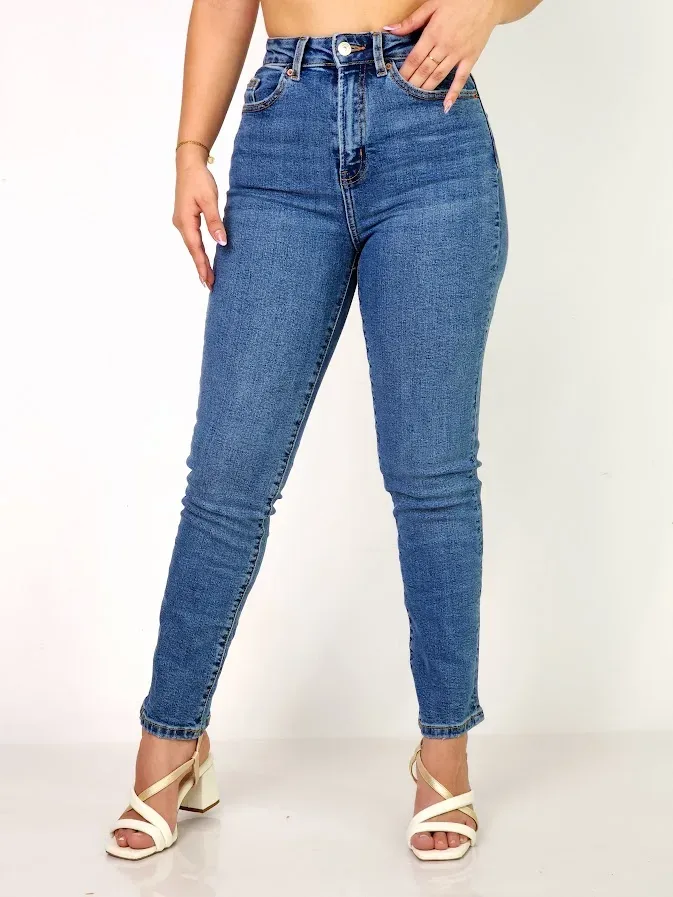 Jeans para dama azul