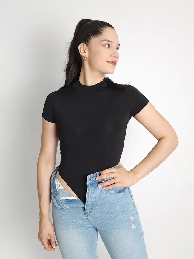 Body para dama color negro