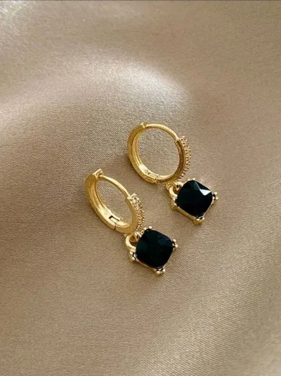 Argollas de acero inoxidable color dorado