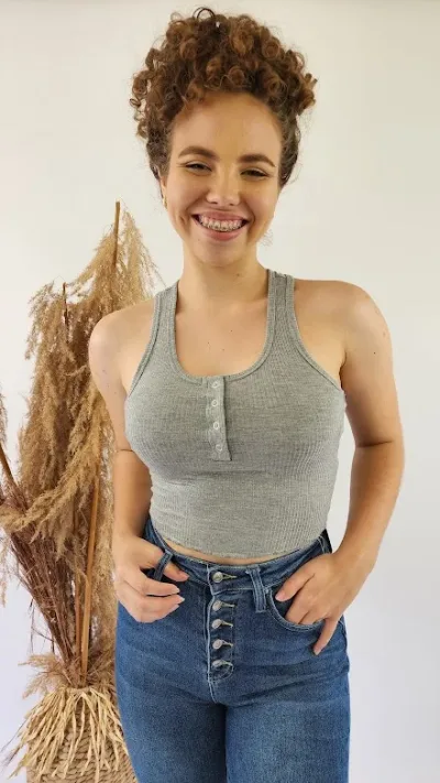 Blusa para dama color gris