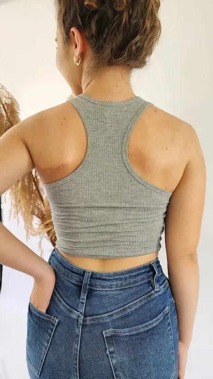 Blusa para dama color gris