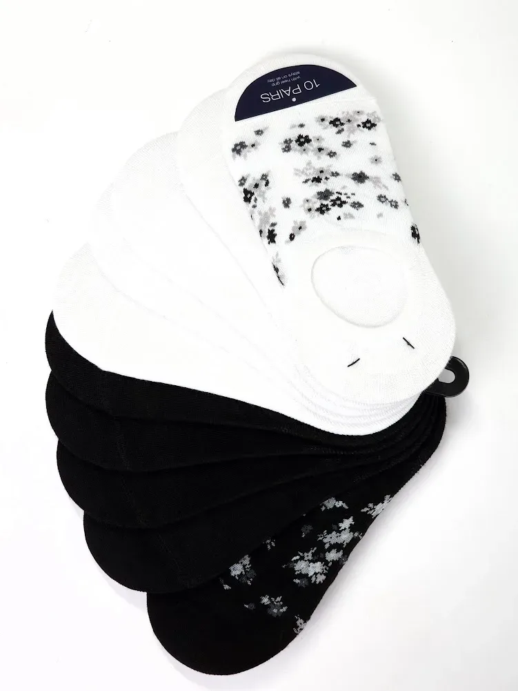 Set 10 pares de calcetas Adrienne Vittadini para dama