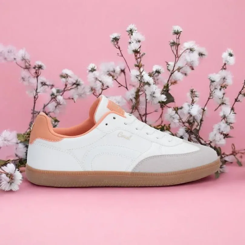 Tenis Coral Emporia White/Peach para dama