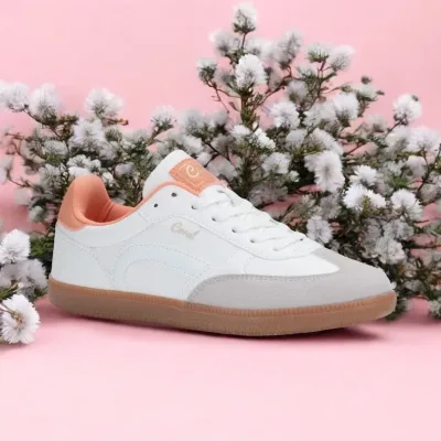 Tenis Coral Emporia White/Peach para dama