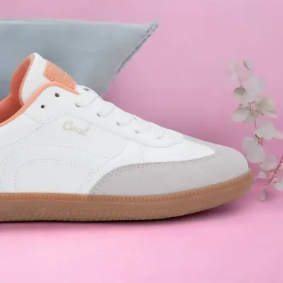 Tenis Coral Emporia White/Peach para dama