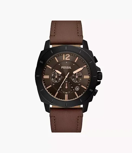 Reloj Fossil para caballero color café