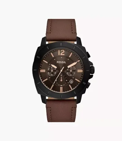 Reloj Fossil para caballero color café