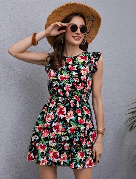 Vestido para dama estampado floral