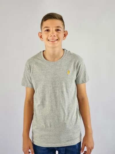 Camiseta Cambrige Polo para niño color gris