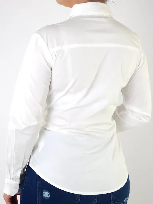 Camisa Cambridge Polo Club para dama color blanco
