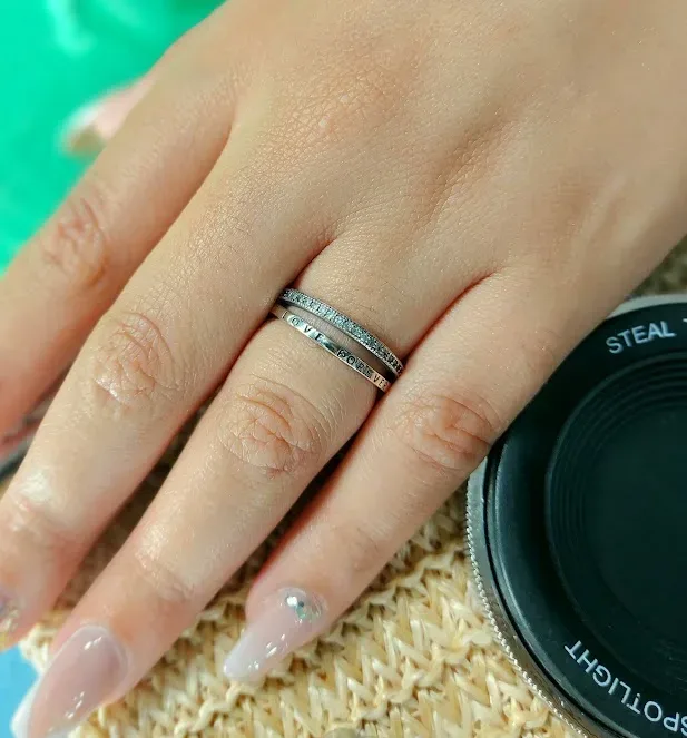 Anillo para dama plata 925 color plata