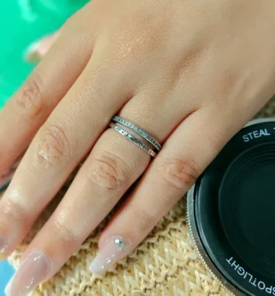 Anillo para dama plata 925 color plata