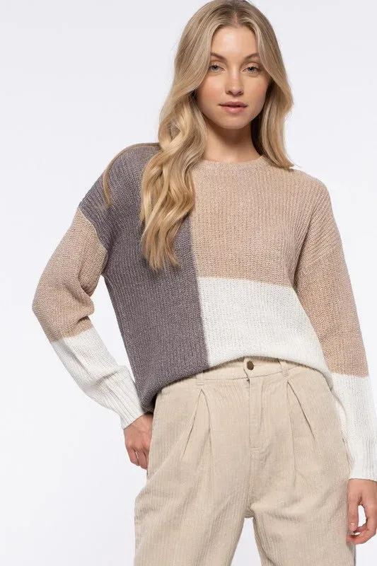 Sueter para dama en colores fríos
