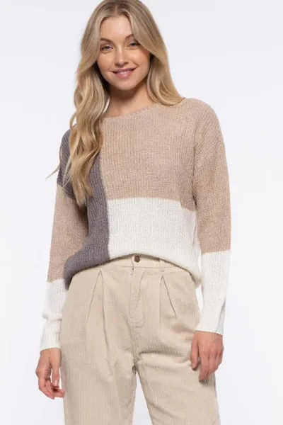 Sueter para dama en colores fríos