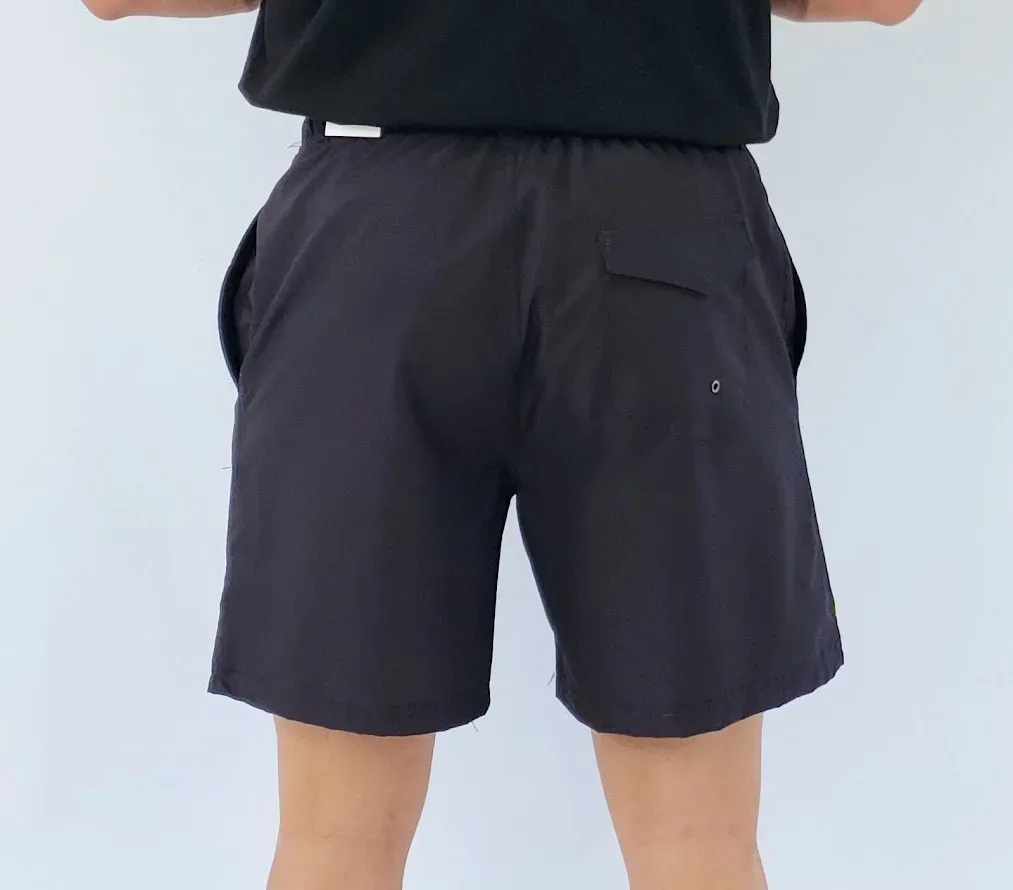 Pantaloneta estivaneli color negro para Caballero