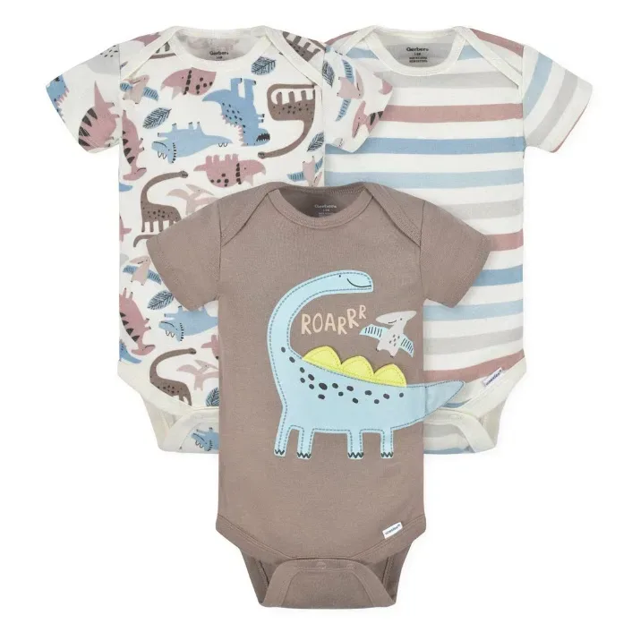 Set de mamelucos Gerber para niño multicolor
