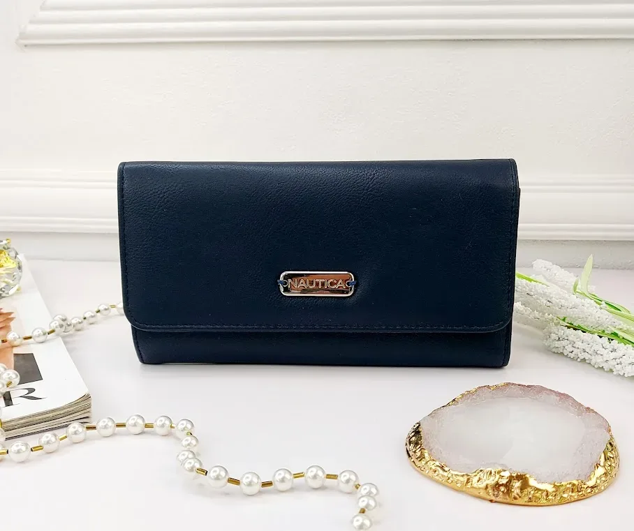 Cartera Naútica para dama color azul