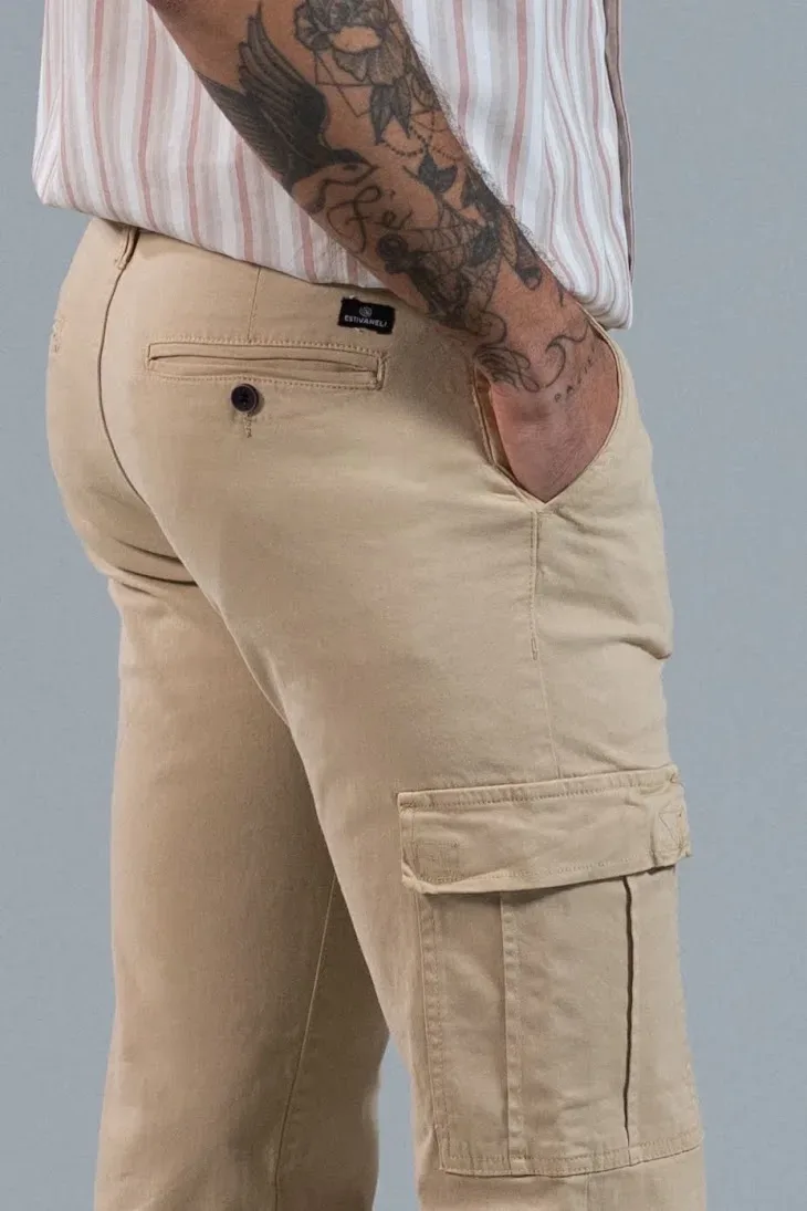Pantalón cargo Estivaneli para caballero