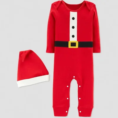Mameluco para niño con diseño de santa