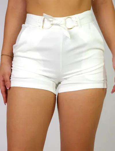 Short para dama color blanco