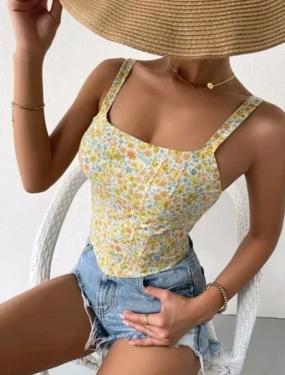 Blusa para dama estampado floral