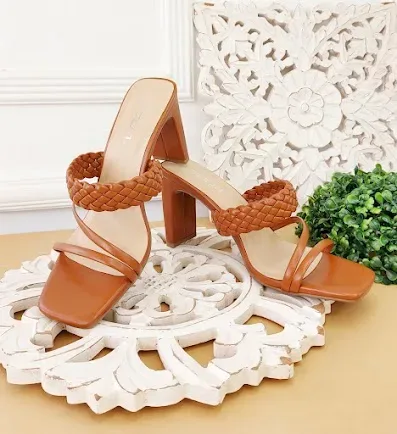 Sandalias para dama color camel