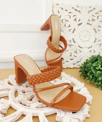 Sandalias para dama color camel
