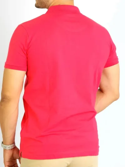 Camiseta Cambridge Polo Club para caballero color fucsia
