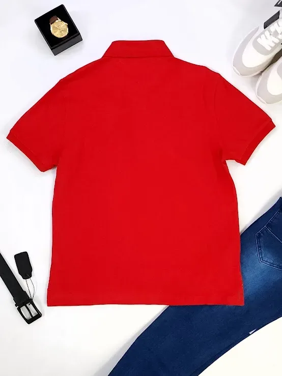 Camiseta Tommy Hilfiger para caballero rojo.