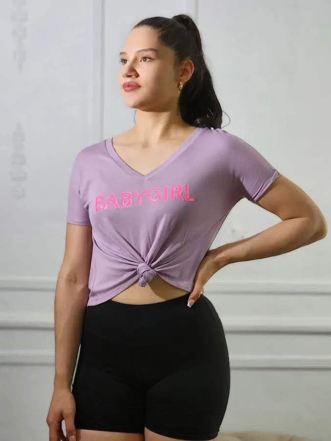 Blusa Doble Zero para dama color lila